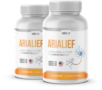 AriaLief nerve health support two-bottle package